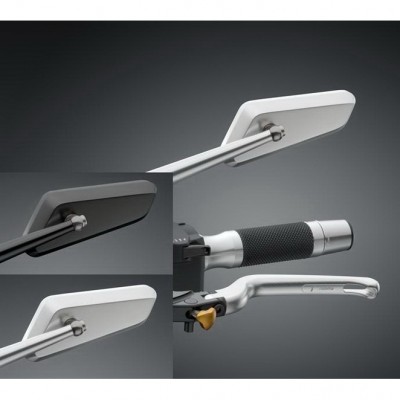 Zpětné zrcátko Rizoma CIRCUIT 744, univerzální - PRAVÉ pro motocykly, černá